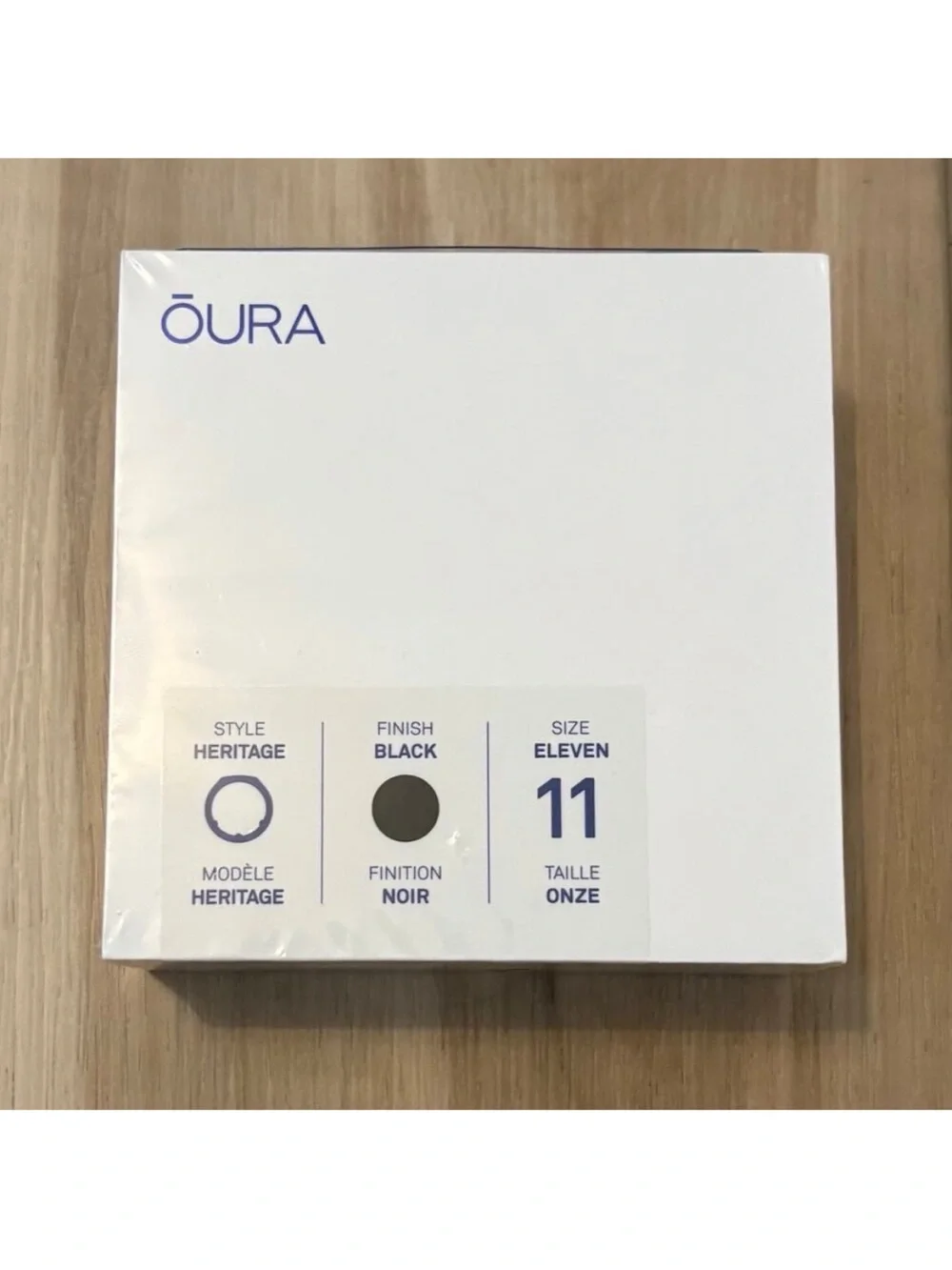 Oura ring size 11 black Smart Fitness Ring - Black